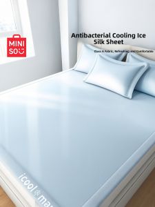 Miniso | Cool Ice Silk Bed Sheet Washable