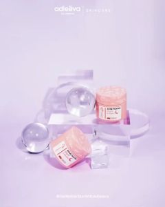 Adleeva Paket Cream Daylight Cream & Acne Fighter Night Cream - Adleeva By Adeeva Krim Siang & Malam