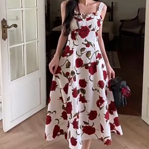 CORE🌟 New Floral Suspender Dress for Women Summer Sleeveless A-line Dress