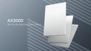 TP-Link Archer Air R5 Wi-Fi 6 AX3000 Router Dual-Band Ultra-Thin Air Router with EasyMesh HomeShield