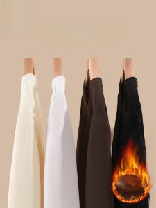 KWV Jeanswest Womens round Neck Long Sleeve Base Shirt Autumn Winter Inner Wear T-Shirt Basic Style Fashionable Casual Top