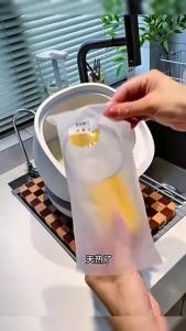 T.Z. ที่ตักข้าว ตักเมล็ดธัญพืช พร้อมสเกลที่ตักในครัว ด้ามจับสามารถเก็บสมุนไพรป้องกันชื้นและแมลง ได้ Rice Scoop