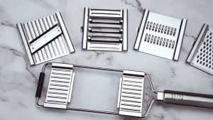 มีดปอกอเนกประสงค์ ที่ขูดมะละกอ 3in1 ตัดผักและผลไม้ สไลซ์ ปอกเปลือกใบมัด3ชุด🚩พร้อมส่ง