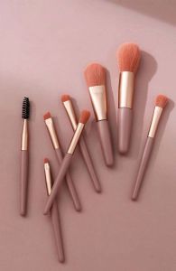 แปรงแต่งหน้า แปรงแต่งตา แปรงเครื่องสำอาง (1เซต 8 ชิ้น) ชุดแปรงแต่งหน้า เซ็ตแปรงแต่งหน้า แปรงอายแชโดว์ แปรงแต่งหน้าชุด ขนแปรงนุ่ม makeup brush set