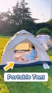 Automatic Camping Tent 2/4/6/8 Person Waterproof Double Layer Outdoor Family Tent Hiking Travel