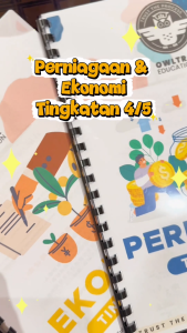 (FREE BIND) Nota Perniagaan SPM Tingkatan 4-5 Nota A+ (Bab Penuh)