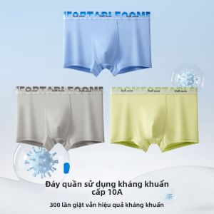 MiiOW | Quần lót nam Teen Catman bằng vải Modal Mulberry Silk kháng khuẩn thoáng khí quần đùi cạp vừa mùa hè quần lót nam