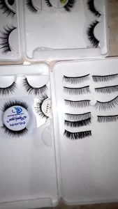 White False Eyelash Storage Box Dustproof Eyelash Finishing Box Lash Display Stand Makeup Cosmetic Tools