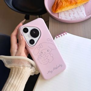 Strawberry Melody Liquid Silicone Phone Case for Huawei Mate70 Pura80 pro Cute Female Style Soft Skin-like Honor 400 Patterned Protective Cover Magic8 Anti-fall