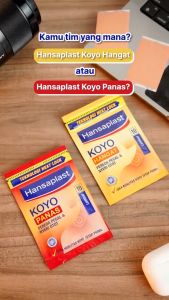 Hansaplast Koyo Panas dan Hangat 1 Sachet isi 10 Lembar - Pereda Pegal dan Nyeri Otot