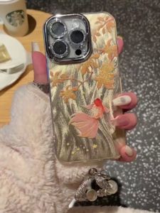 สำหรับ Huawei Pura 70เคส Huawei Pura 70 Pro เคส Huawei Pura 70 Ultra ป้องกันด้วยสายคล้องมือแบบพกพาฝาแข็งสีทองโชคดีเรดฟิช