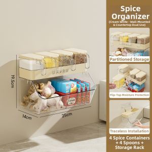 CHUMX | Wall-Mounted Spice Organizer Set