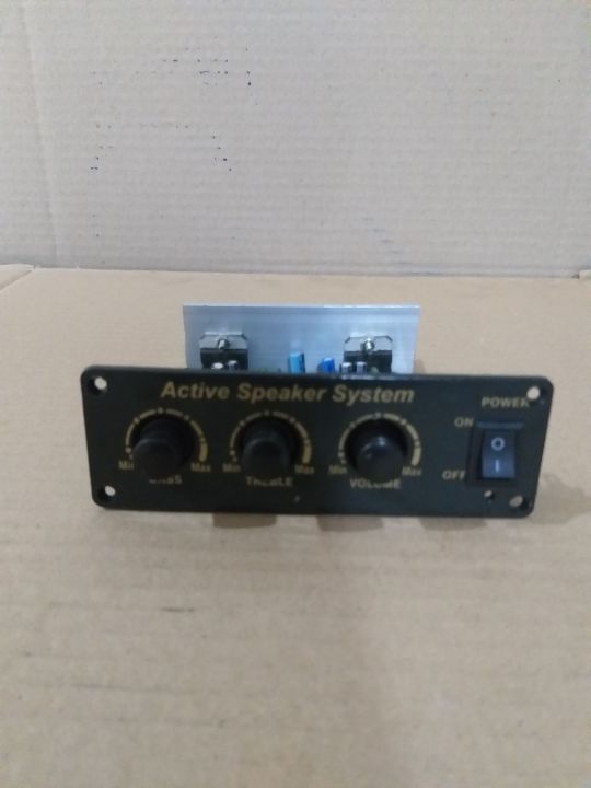 KIT SPEAKER ACTIVE 100 WATT STEREO POWER AMPLIFIER 12V DC AG 800 PANEL