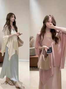 Áo Khoác Cardigan Dài Tay Mùa Hè Mới Cho Nữ Cỡ Lớn Áo Chống Nắng Dáng Rộng Chất Liệu Voan Cổ Chữ V Dài Vừa Phải