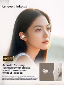 Lenovo | Bluetooth Wireless Ear Hook No-Insertion Bone Conduction Sports Headphones