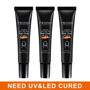 Solid Nail Glue Nail Tips Gel for Press On NailsAcrylic Nail Gel for Manicure ExtensionFalse Nails Adhesive Glue Long Lasting