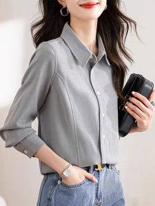 New Spring Fashion French Elegant Chic Long Sleeve Shirt