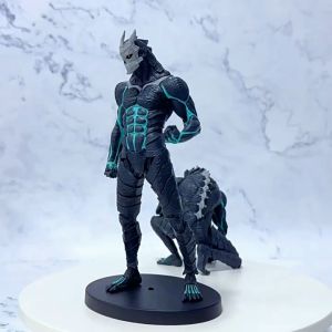 Anime Kaiju Monster no. 8 Figure Toys Skeleton Creative Dolls Cartoon PVC Model toys Kids Birthday Christmas Gift Anime Kaiju No.8 Hibino Kafka Figure Standing Monster Anime Model Toy Gift Collection Action Figure PVC