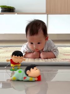 Kochava Early Education Toy Wind-Up Crayon Xiao Xin Baby Guided Crawling Toy Focus Early Education Toys for Children Infants