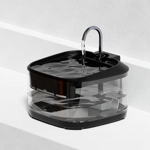 4.5L Automatic Pet Water Dispenser Dog Cat Water Fountain Filter Electric Mute Pump USB Power Supply Pet Visual Drinking Fountain Pet Drinker Bowl Dispenser
