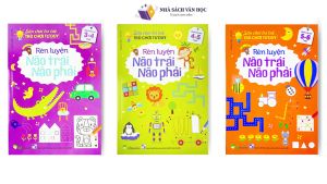 Sách - Combo 3 Cuốn - Sân Chơi Trí Tuệ Rèn Luyện Não Trái - Não Phải Cho Bé Từ 3-6 Tuổi