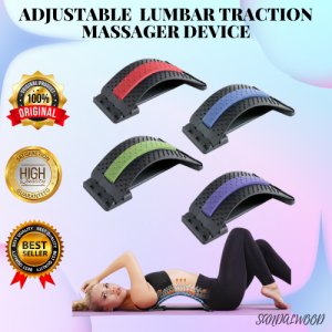 BEST SELLER LUMBAR TRACTION DEVICE (RANDOM COLOR) | Magnetic Pressure Points Lumbar Traction | Orthotic Magic Back Support Stretcher | Lower and Upper Back Pain Relief Relax Spine | Lumbar Traction Orthotic Magic Back Support Stretcher Spine |Best Qualit