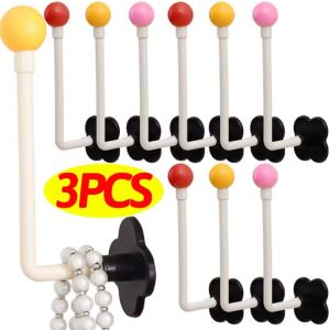【Xzxinzhan】 3 cái móc treo đa năng móc treo Giá trưng bày móc không đục lỗ Giá đựng phòng tắm móc treo tường túi bọc chìa khóa móc treo