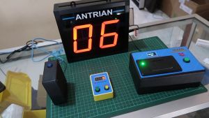 Mesin Antrian Dua Digit dengan Voice dan Printer