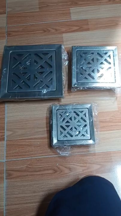Phễu Thoát Sàn Hố Ga Thoát Nước Sàn Bằng INOX HG2 Lược rác Chống Mùi ...