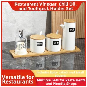 YALINJIAJU | Commercial Condiment Bottles Set