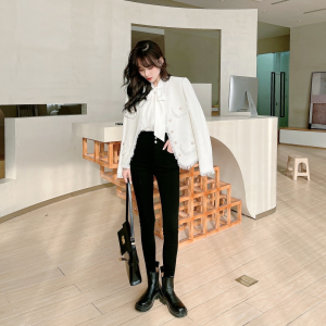 High Waist Womens Black Pants Justcc Home Fashion Tummy Control Butt Lifting Micro Flared Elastic Bottoming Pants