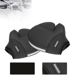 Thick Motorcycle Handlebar Muffs Protective Scooter ATV UTV Winter Warmer Gloves Grip Handle Bar Muff Rainproof Warm