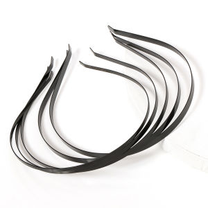 5pcs Metal Ultra-Thin Headband Bases Solid Color Thin Headbands for DIY Crafts Simple Hair Accessories for Weddings or Parties
