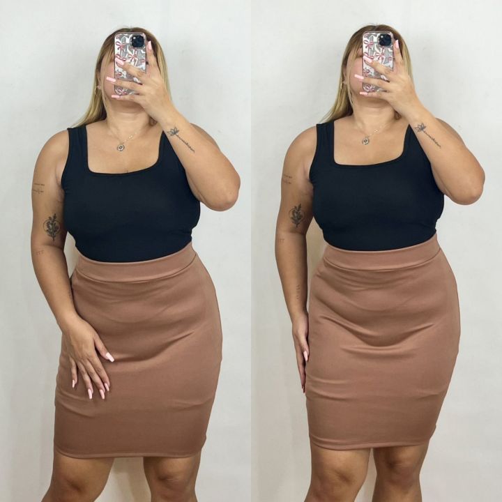 Plus Size Pencil Skirt (32-38 Waistline) Lazada PH