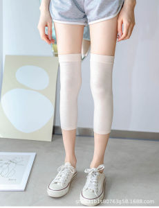 Cotton Knitted Long Ultra-Thin Kneecap All Year Round Men and Women Seamless Leggings Sheath Air-Conditioned Room Heattech Calf Socks Pure