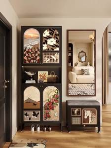 Entryway Shoe Storage Cabinet Large Capacity Steel