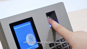 WNC Intelligent Face Biometric Fingerprint Password Employee Attendance Machine Checking-in Recorder 2.8 in-ch TFT Screen Infrared Dual-Camera Fast to Identify Support Data output(fingerprint USB card reader clock employee electronic device)