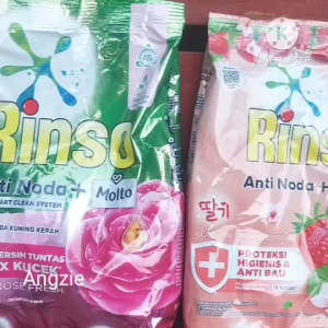Harga 2 bungkus Rinso Bubuk anti noda kemasan 770 gr