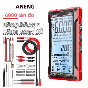 ANENG | Máy Đo Vạn Năng Kỹ Thuật Số Chuyên Nghiệp ANENG 6000 Số Đo Đo Điện Áp AC Bằng Laser Hồng Ngoại Đo Dòng Điện DC Đo Điện Trở Đo Tụ Điện.