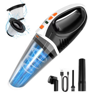 Brushless Wireless Portable Handheld Car Vacuum Cleaner with Powerful Suction Multifunctional Cordless Home and Car Dual Purpose