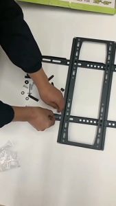 PROMO Breker TV LED Braket TV Bracket TV LED Tembok 32 43 Inch Kuat Braket Dinding Wall Mount VESA 400 x 400 for 26-63 Inch TV - B41 - Black