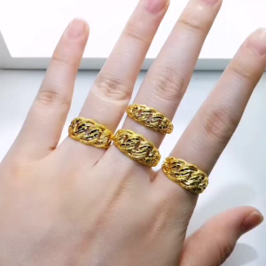 Yon Hing Cincin Coco Pelbagai Saiz 14 Emas 916