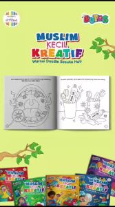 Buku Muslim Kecil Kreatif : Warnai Doodle Sesuka Hati | el-hana