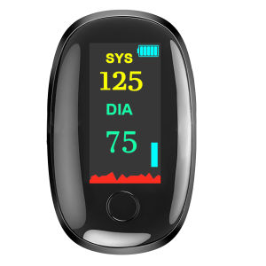 Adult 2 in 1 Fingertip Blood Pressure Monitor Oximeter Digital Electronic SpO2 & Blood Pressure Tracking Device