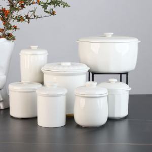 Stewing Ceramic Pot Soup & Egg Steamer Bowl