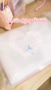 Combo 20 40 túi đựng tài liệu A4 túi my clear trong suốt bìa đựng tài liệu - VPP Trường Anh