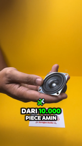 Speaker 4" 4 Inch Bass Magnet Sedang Low profile 4 Ohm Power 5W Suara Cocok Miniatur