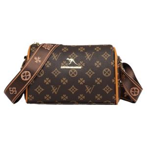 Fashionable Pillow Shaped Crossbody Bag Womens Shoulder Bag Leather Material Boston Bag Style Soft Casual British Style