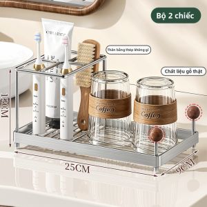 YONGLE | Giá Đựng Cốc Súc Miệng Chải Răng Nhà Tắm