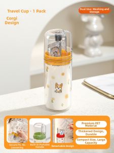YOULUNMEI | Portable Travel Wash Set Toothbrush Organizer